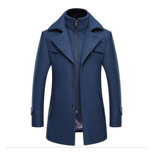 Winter Trench Coat for Men Fashion Mens Jackets