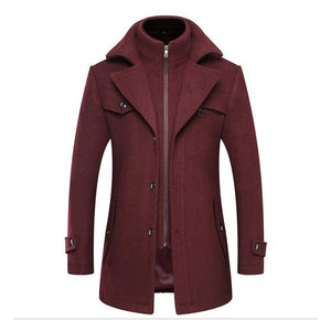 Winter Trench Coat for Men Fashion Mens Jackets